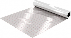 Silto grīdu folija 1mx50m ar PVC pārklājumu TIA