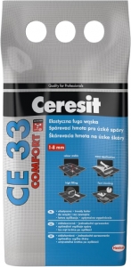Заполнитель швов Ceresit CE33 1-8мм, 2кг, антрацит (13)