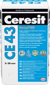 Заполнитель швов Ceresit CE43 Grand Elit 2-20 мм, 25 кг, графит (16)