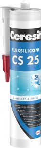 Санитарный герметик CERESIT CS25 (силикон) 280мл, коричневый (59)