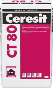 Ceresit CT 80 Armēšanas un līmjava Eps un minerālvates plāksnēm (Universālā) 25kg
