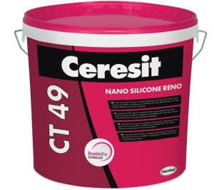 Ceresit CT 49 наносиликоновая краска Silix XD 15л