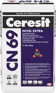 Ceresit CN 69 самовыравнивающийся раствор 1-15 мм, 25 кг