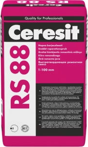 Ceresit RS 88 ātri cietējoša remont java grīdām 1-1000mm, 25kg