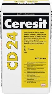 Ceresit CD 24 špakteļmasa betona špaktelēšanai, slānim līdz 5 mm,  25kg