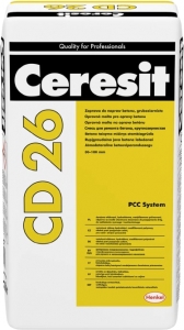 Ceresit CD 26 rupjgraudaina java betona labošanai, 30 - 100 mm biezam slānim, 25kg
