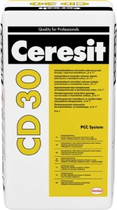 Ceresit CD 30 vienkomponenta minerālā pretkorozijas kontaktjava „2 in 1” , 25kg