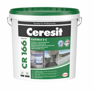 Ceresit CR 166 elastīgā divkomponentu blīvējošā java, 24kg + 10L