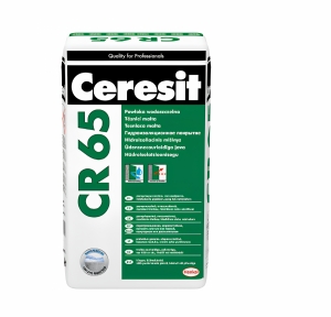 Ceresit CR 65 Cementa, hidroizolējoša java, Ēku un konstrukciju komponentu hidroizolēšanai, 25kg
