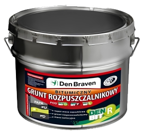 Den Braven bituma grunts uz šķīdinātāja bāzes, melna 11kg