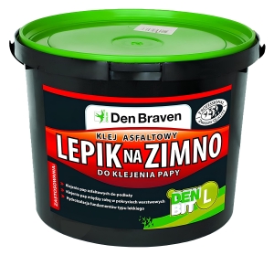 Līme bitumena ruberoidam DEN BIT-L 10kg