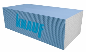 KNAUF BLUE (GKFI) 2.6m/12.5*1200mm Īpaši izturīga ģipškartona plāksne