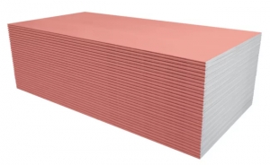 KNAUF RED (GKF) HRAK 2.6m/12.5*1200mm Ugunsdrošā ģipškartona plāksne 