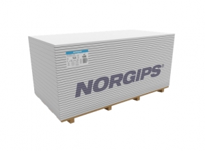 NORGIPS LIGHT GKB 2.0m/12.5*1200mm Standarta ģipškartona plāksne 