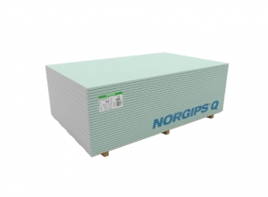 NORGIPS Q GKBI 2.0m/12.5*1200mm Impregnētā ģipškartona plāksne
