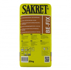 SAKRET BE-FIX,ātri cietējoša betona grīda / betons, 25kg (48)