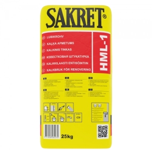 SAKRET HM 12, Vēsturiskais apmetums, 25kg (48)