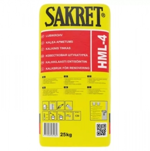 SAKRET HM L 1, Vēsturiskais apmetums, 25kg (48)