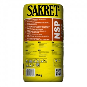 SAKRET BAM, Grīdu izlīdzinošā masa 3-40mm, 25kg (48)