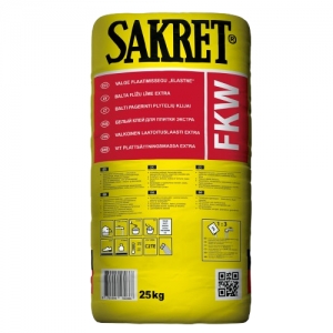 SAKRET FKE, Elastīgā flīžu līme, 5kg (48)