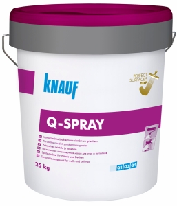 Knauf Q-Spray gatavā špakteļmasa sienām un griestiem, 25kg