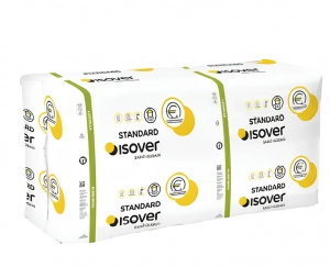 Isover Standard 36 (KL36) minerālvate loksnēs 50x610x1170mm, 14.274m2