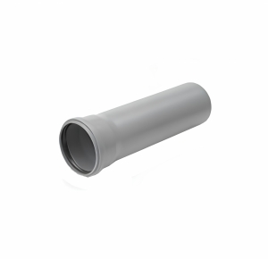 PPHT caurule D 50x1.8mm 25cm pelēka