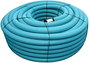 PVC drenāžas caurule 128/113 bez filtra(50m) Pipelife