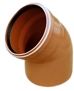 PVC līkums Dn 160 67° Wavin