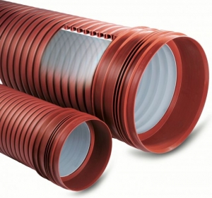 PRAGMA ПП труба Ø 400/353 6м Т8, коричневый