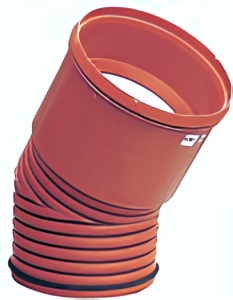 PRAGMA līkums Dn200 45gr